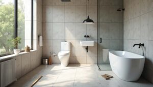 Lire la suite à propos de l’article Pose de carrelage salle de bain : le tuto complet